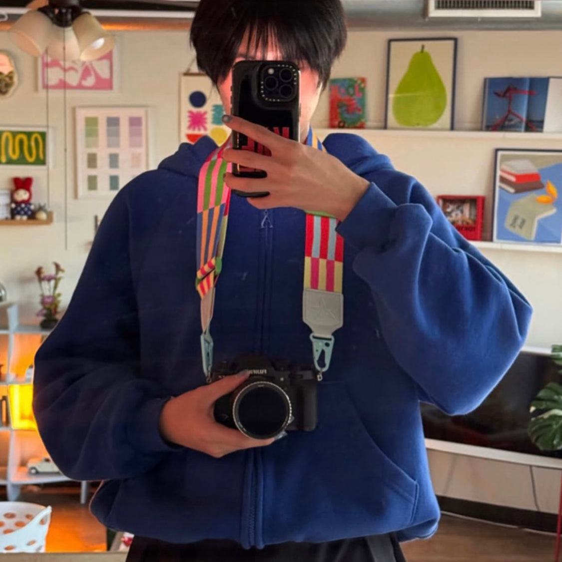 "RAINBOW ROAD" Striped Bag Strap / Camera Strap